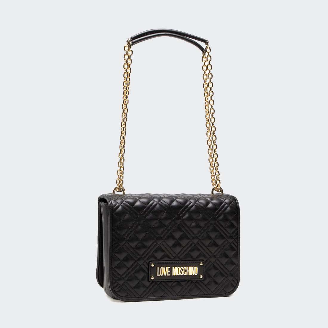 MALA LOVEMOSCHINO QUILTED NERO