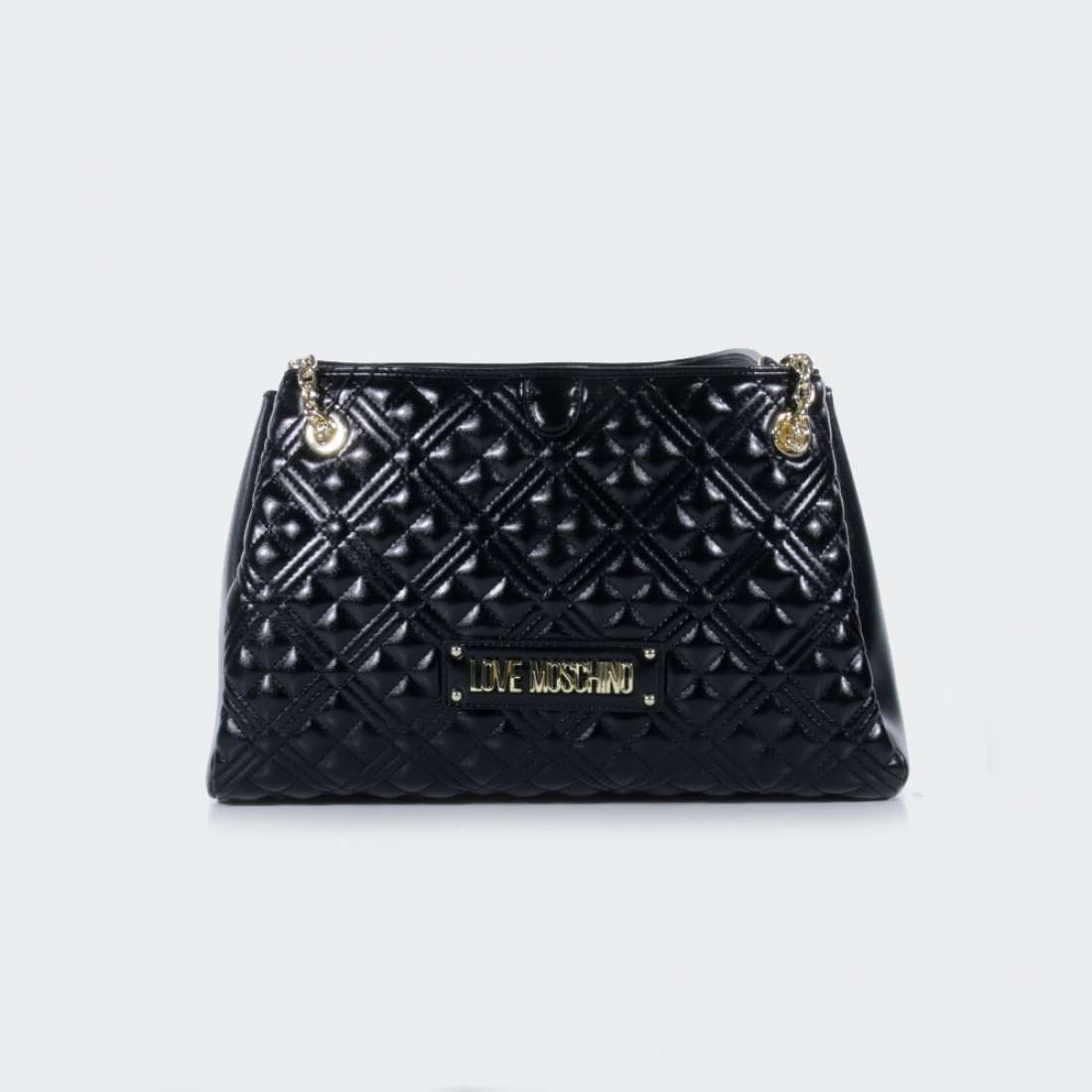 MALA LOVE MOSCHINO QUILTED NAPA NERO
