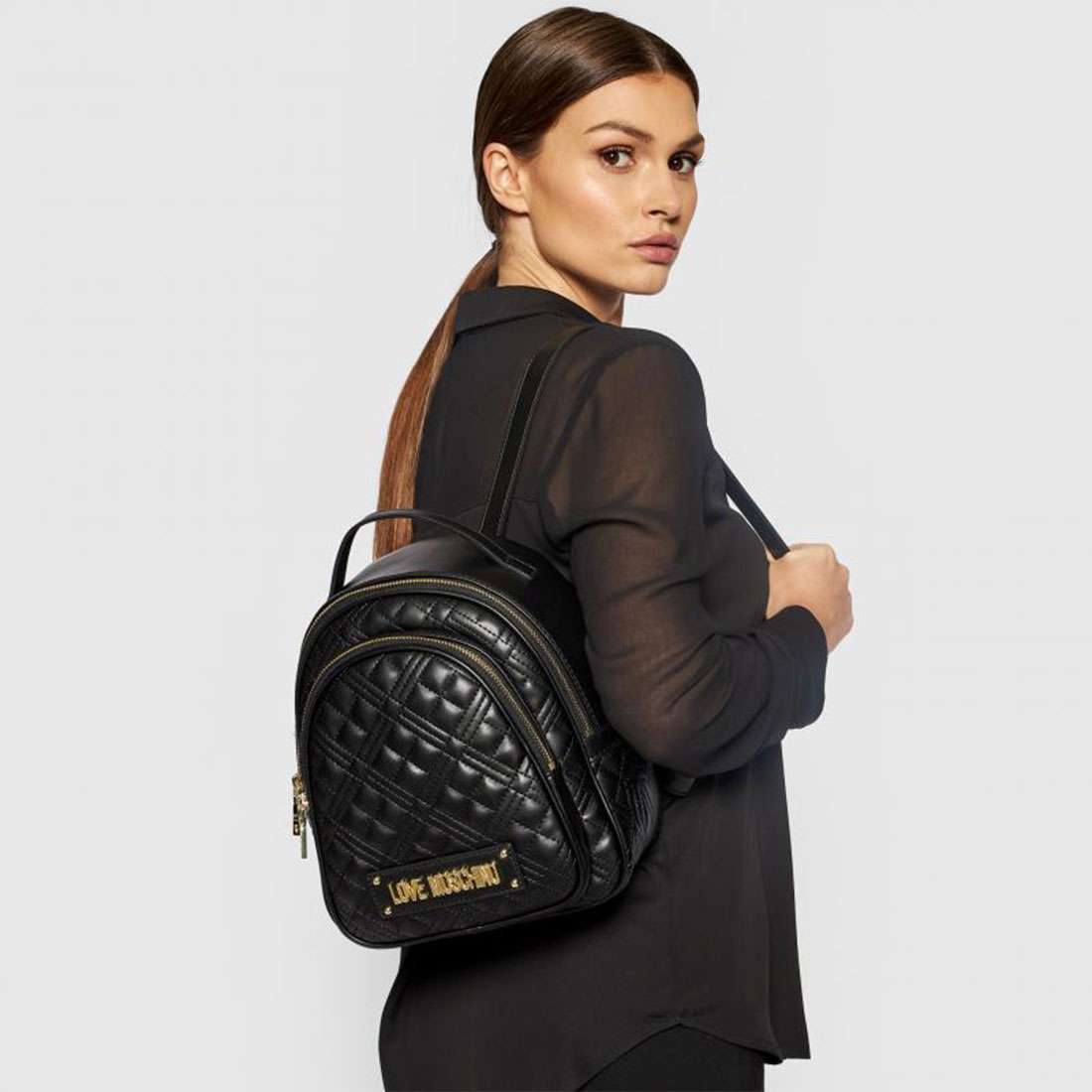 MOCHILA LOVEMOSCHINO NERO