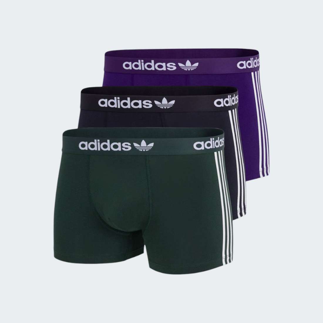PACK 3 BOXERS ADIDAS CONFORT ASST/PUR/GRE