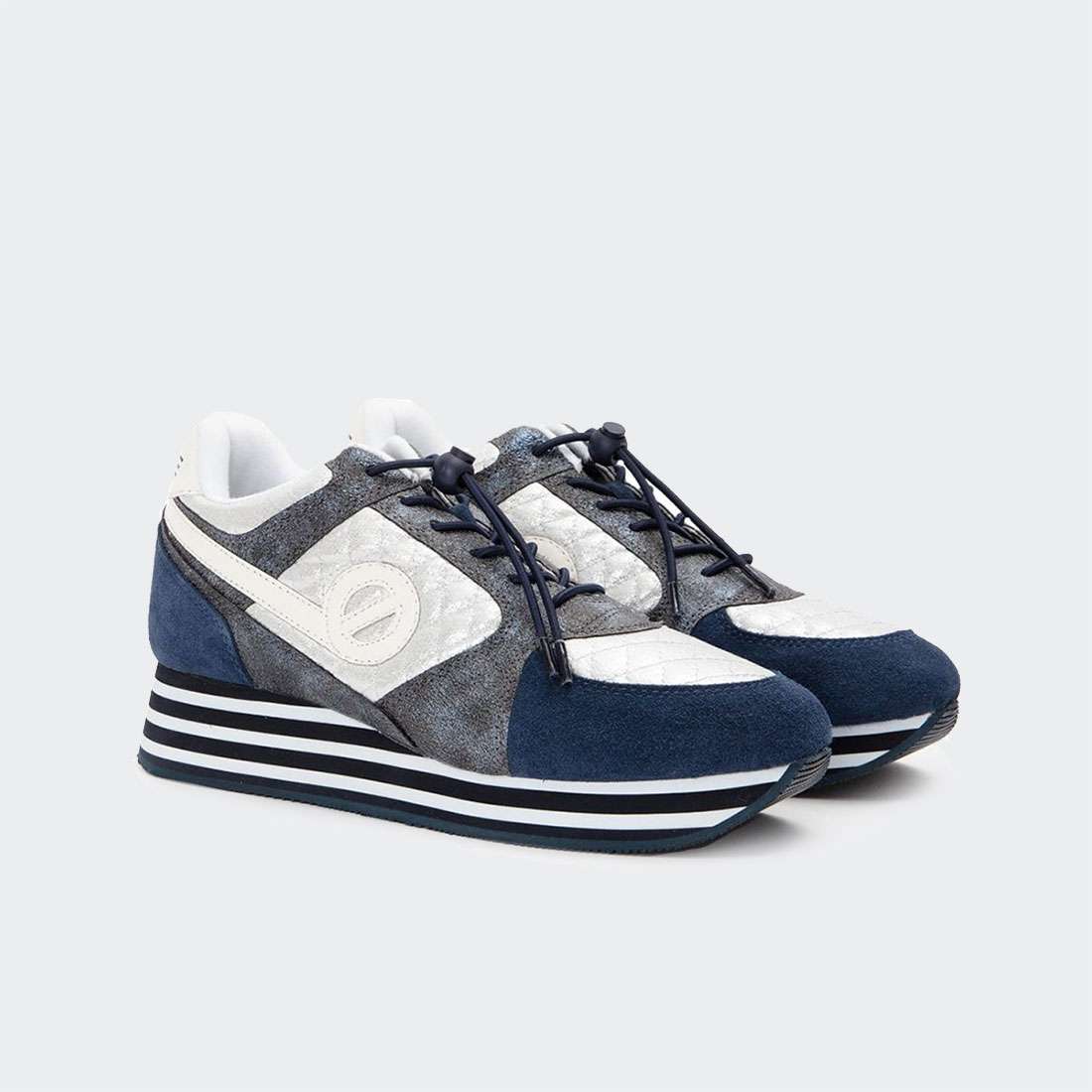 NO NAME PARKP JOGGER NAVY/SILVER