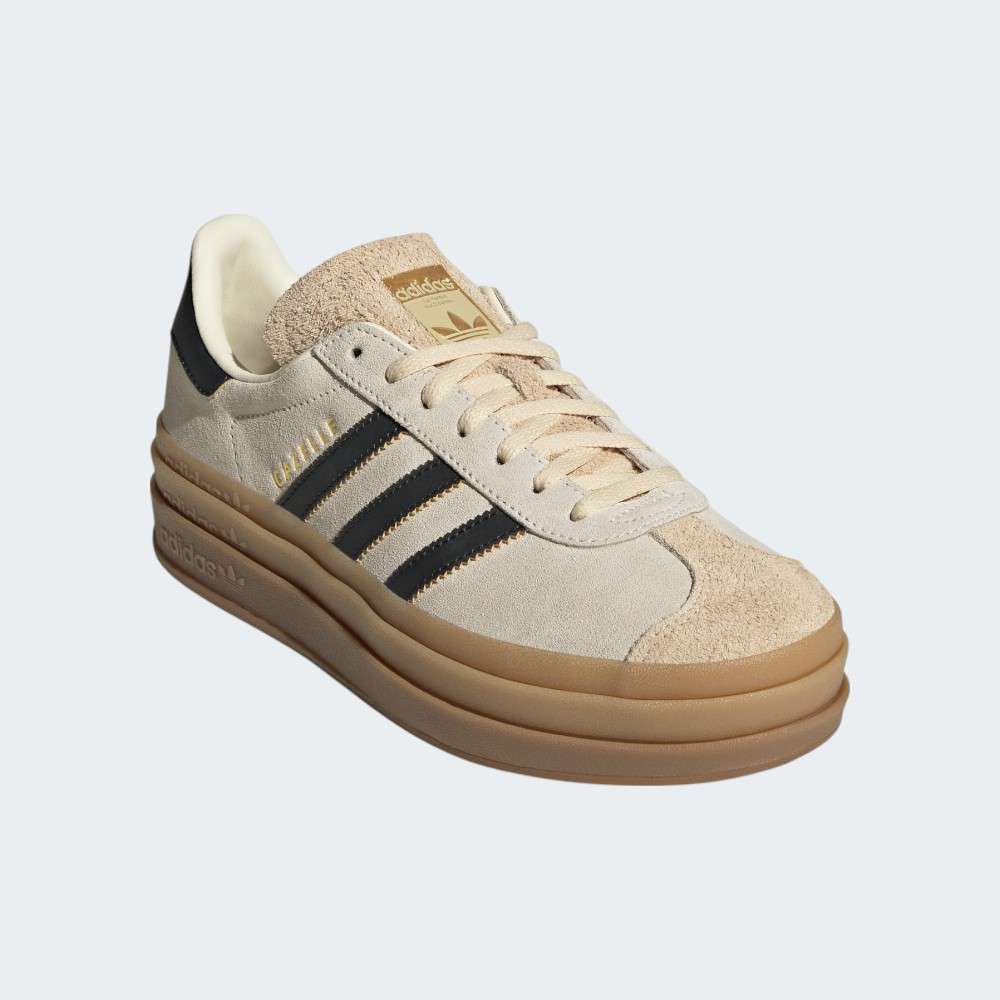 ADIDAS GAZELLE BOLD CREWHT BLACK SANSTR