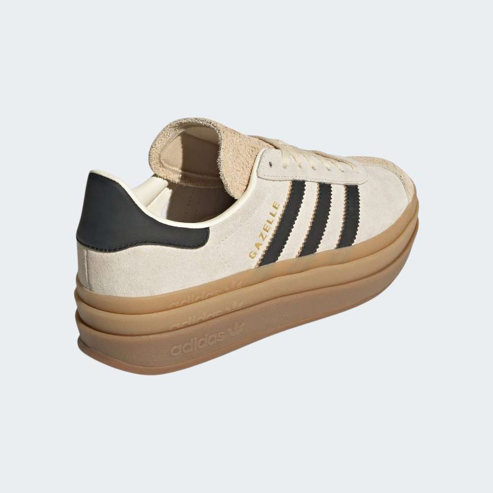 ADIDAS GAZELLE BOLD CREWHT BLACK SANSTR