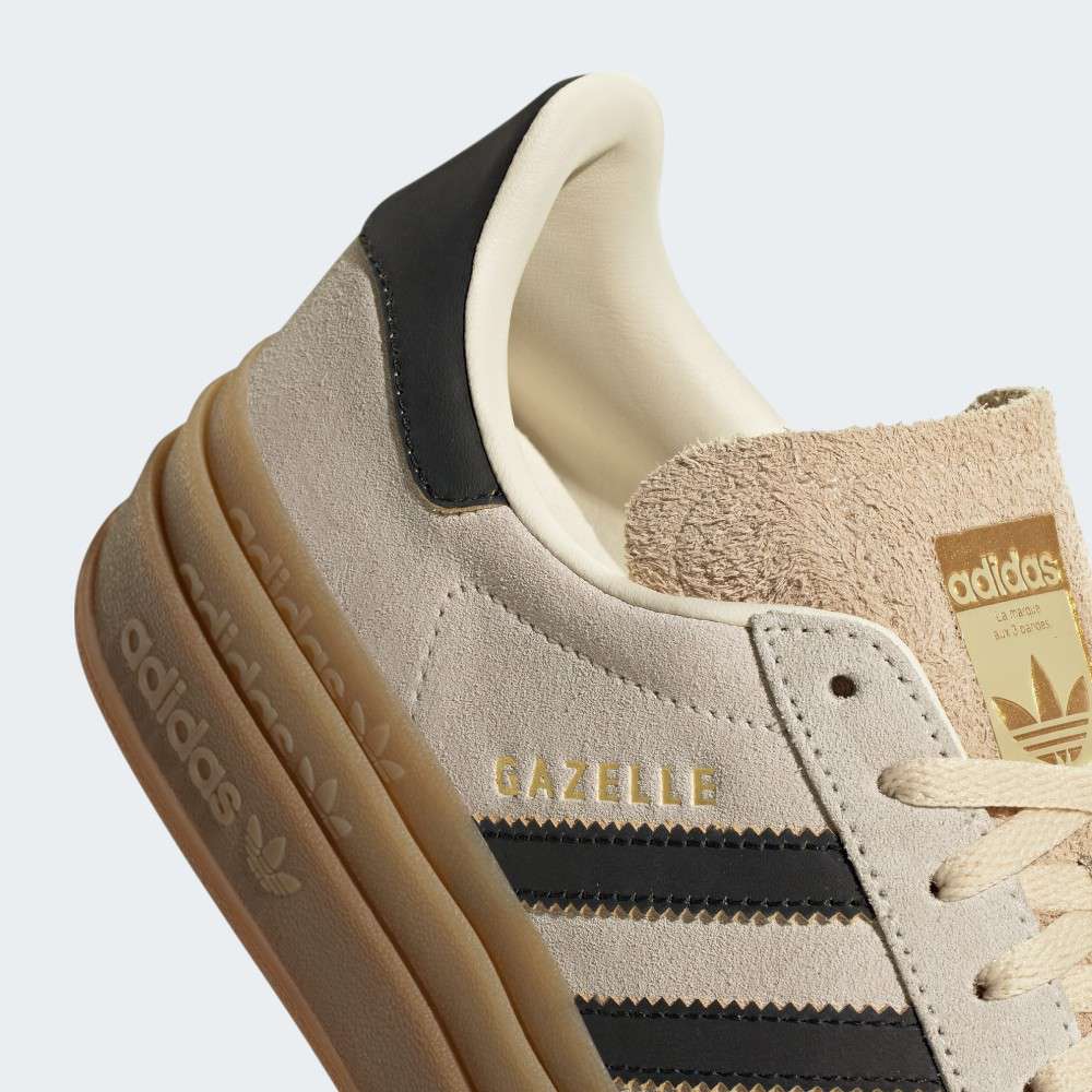 ADIDAS GAZELLE BOLD CREWHT BLACK SANSTR