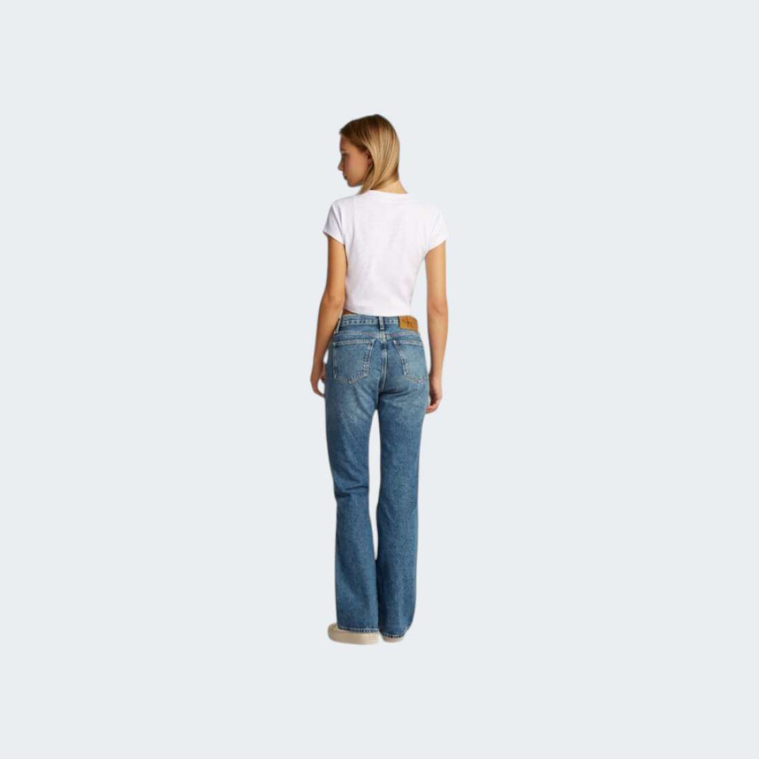 TSHIRT CALVIN KLEIN MONOGRAM BRILLIANT WHITE