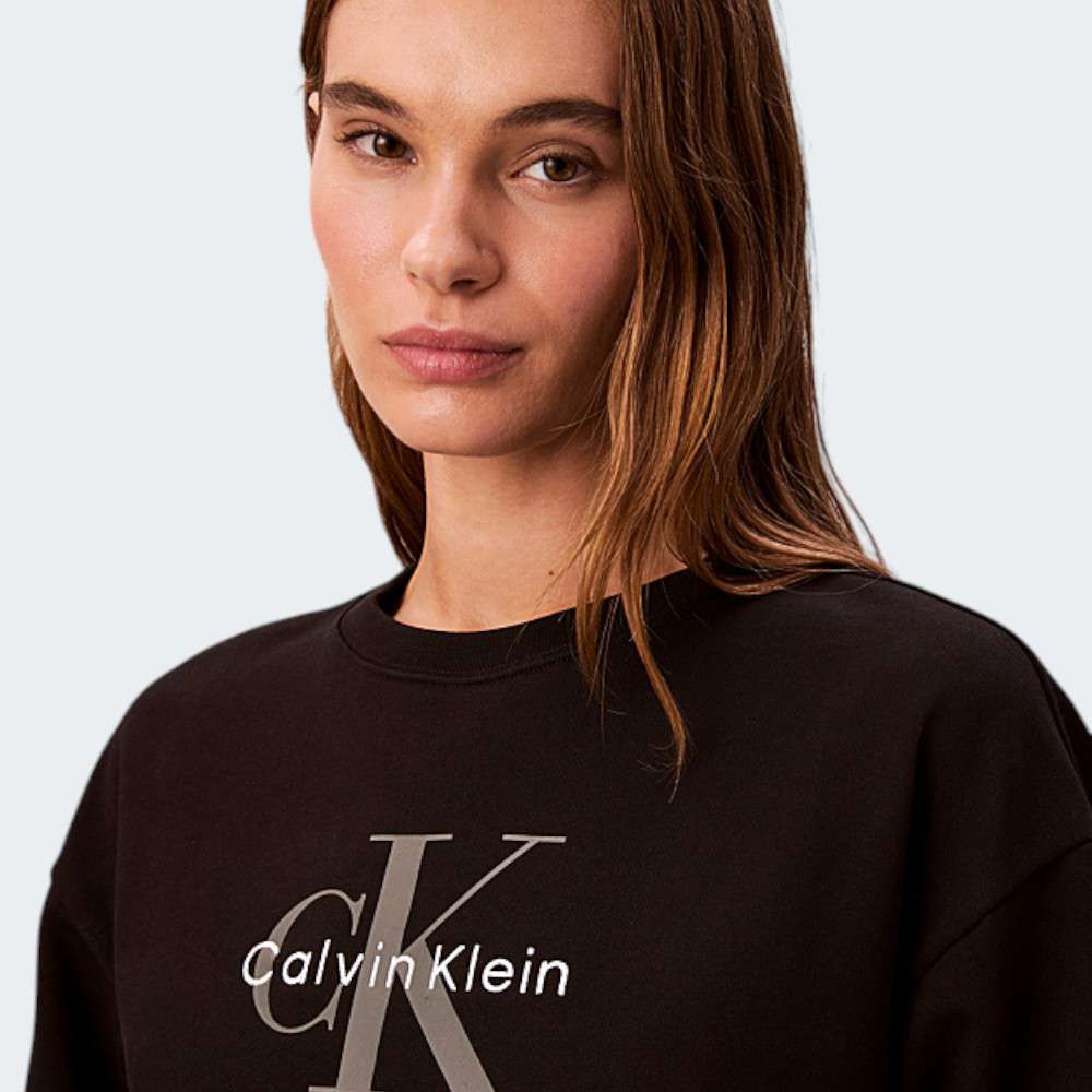 SWEATSHIRT CALVIN KLEIN LS MONOLOGO FRENCH TED