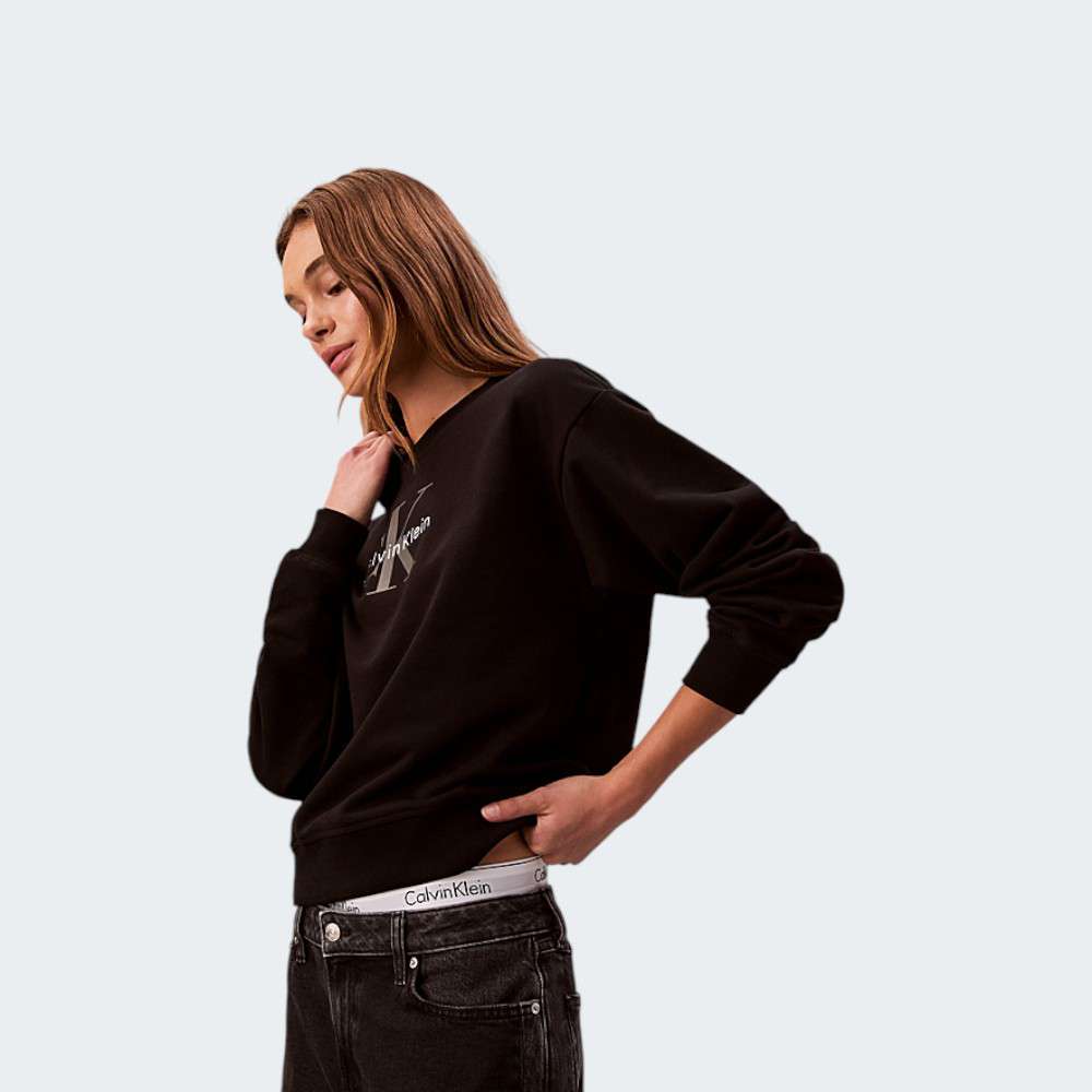 SWEATSHIRT CALVIN KLEIN LS MONOLOGO FRENCH TED