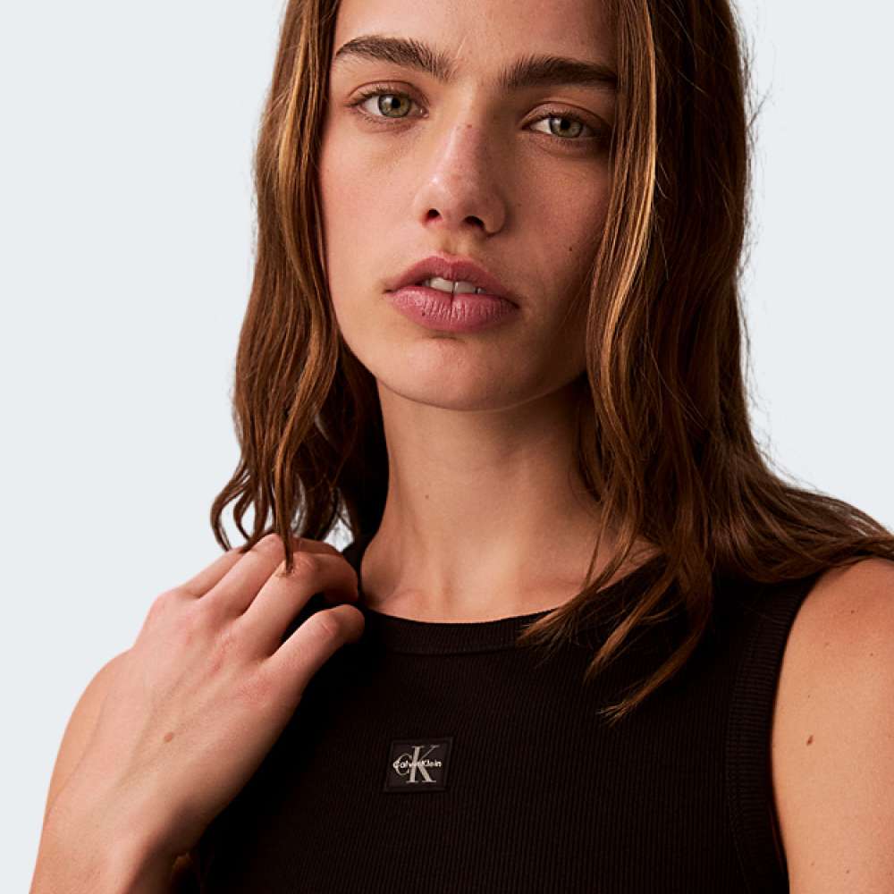 TOP CALVIN KLEIN WOVEN LABEL