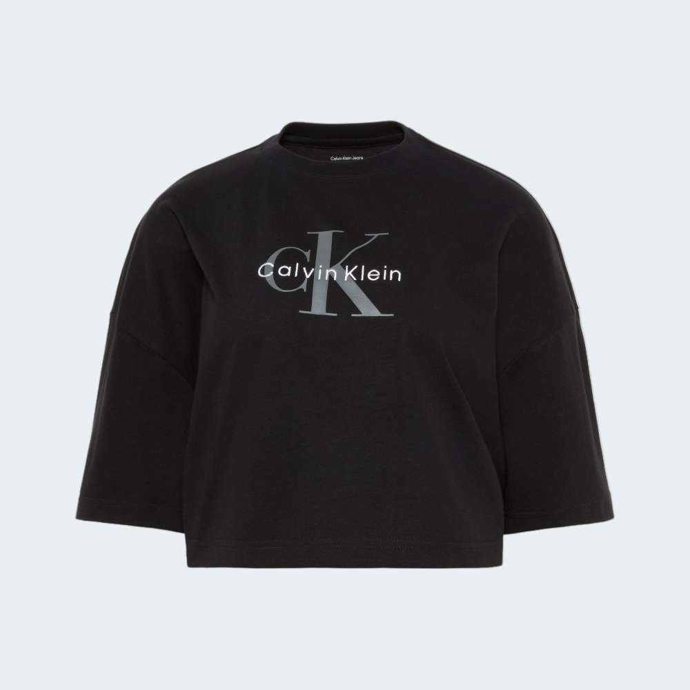 TSHIRT CALVIN KLEIN BOXY CROP MONOLOG