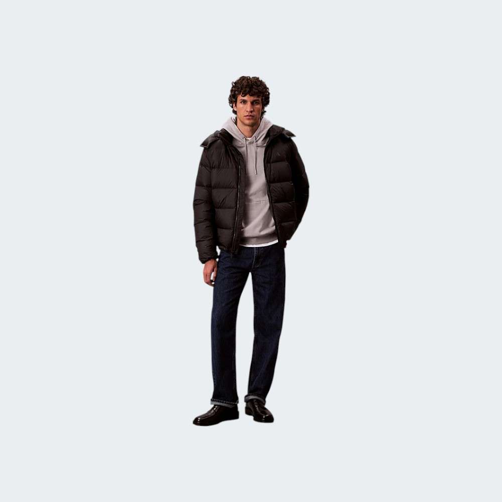 BLUSAO CALVIN KLEIN NYLON ZIP OFF