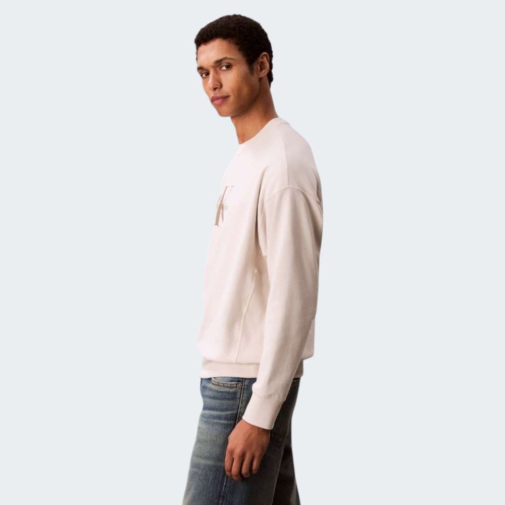SWEATSHIRT CALVIN KLEIN MONOLOGO TERRY SWEATSHIRT CALVIN KLEIN MONOLOGO TERRY
