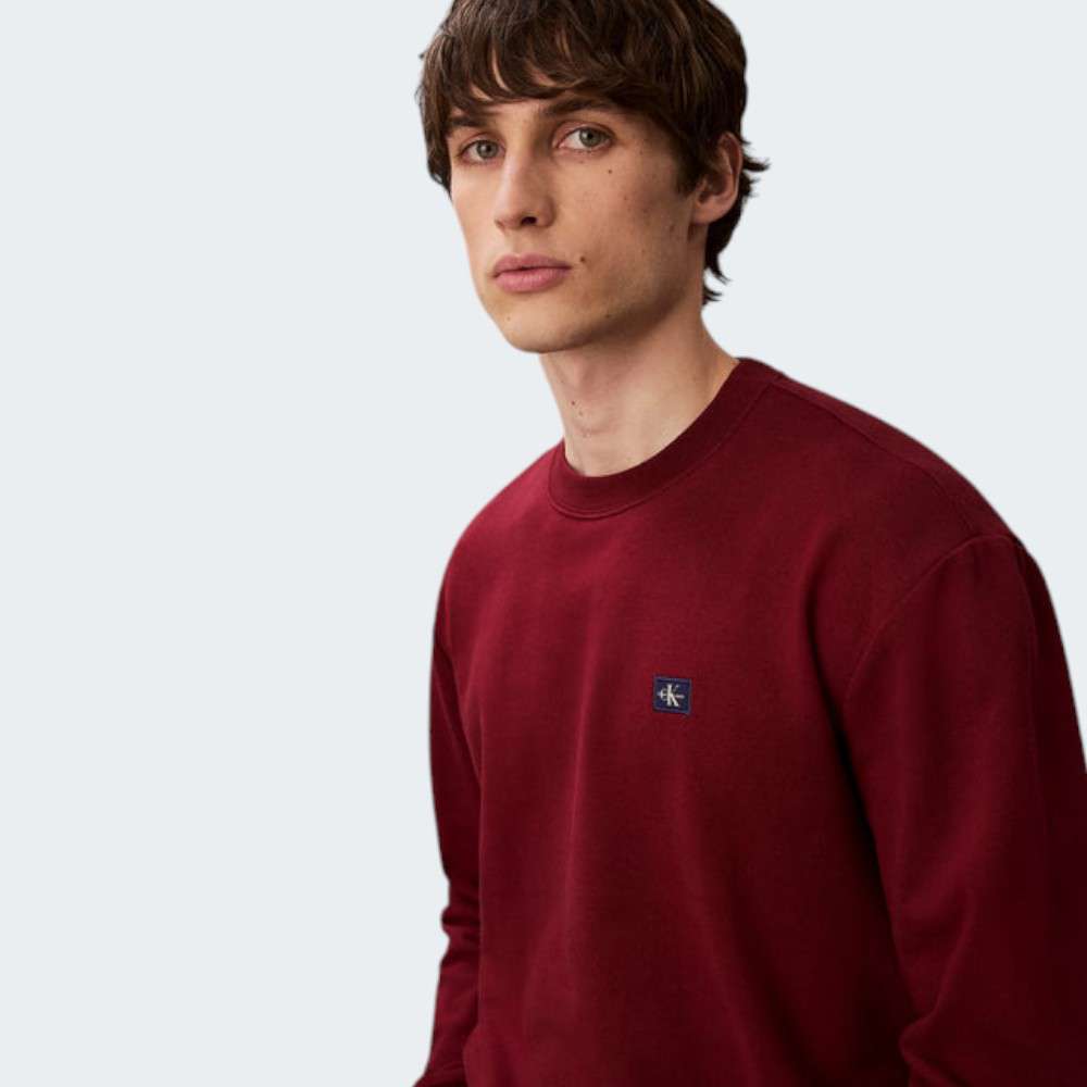 SWEATSHIRT CALVIN KLEIN MONOLOGO TERRY SWEATSHIRT CALVIN KLEIN MONOLOGO TERRY