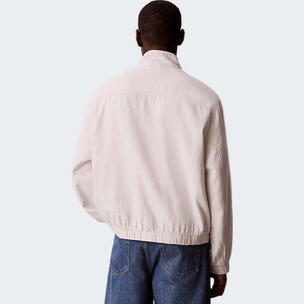 CASACO CALVIN KLEIN LINEN HARRINGTON