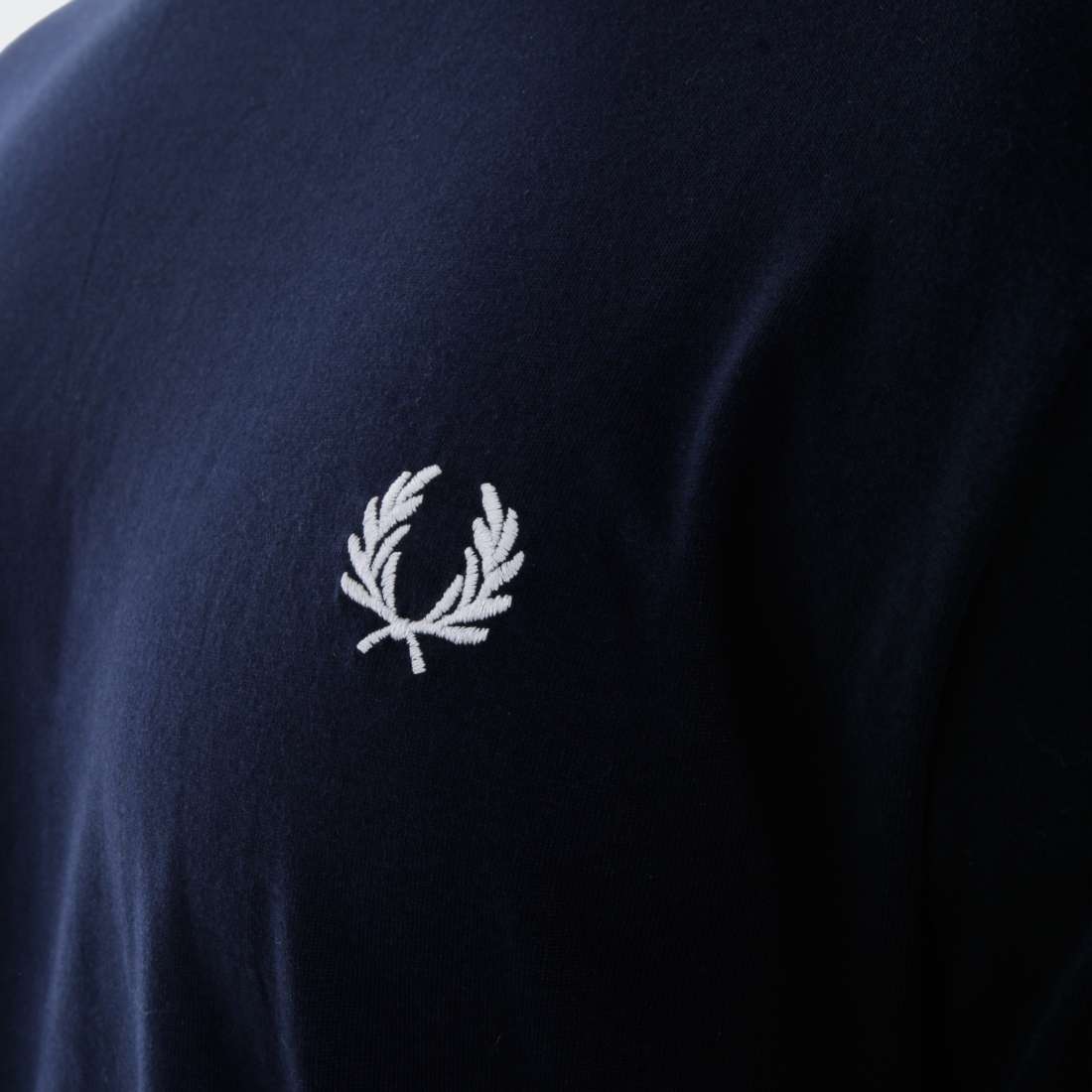 TSHIRT FRED PERRY COM BORDA DUPLA NAVY