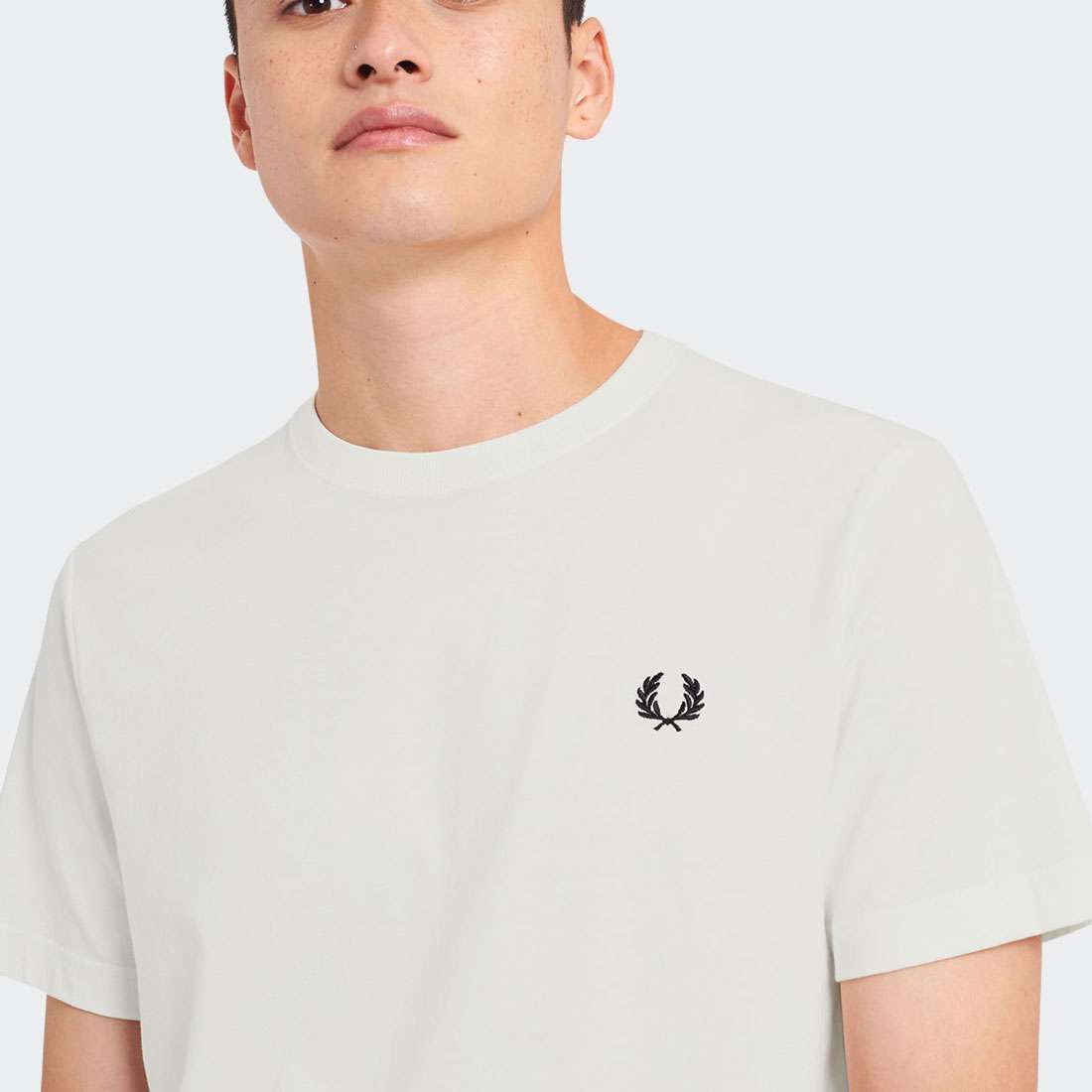 TSHIRT FRED PERRY M1600 SNOW WHITE