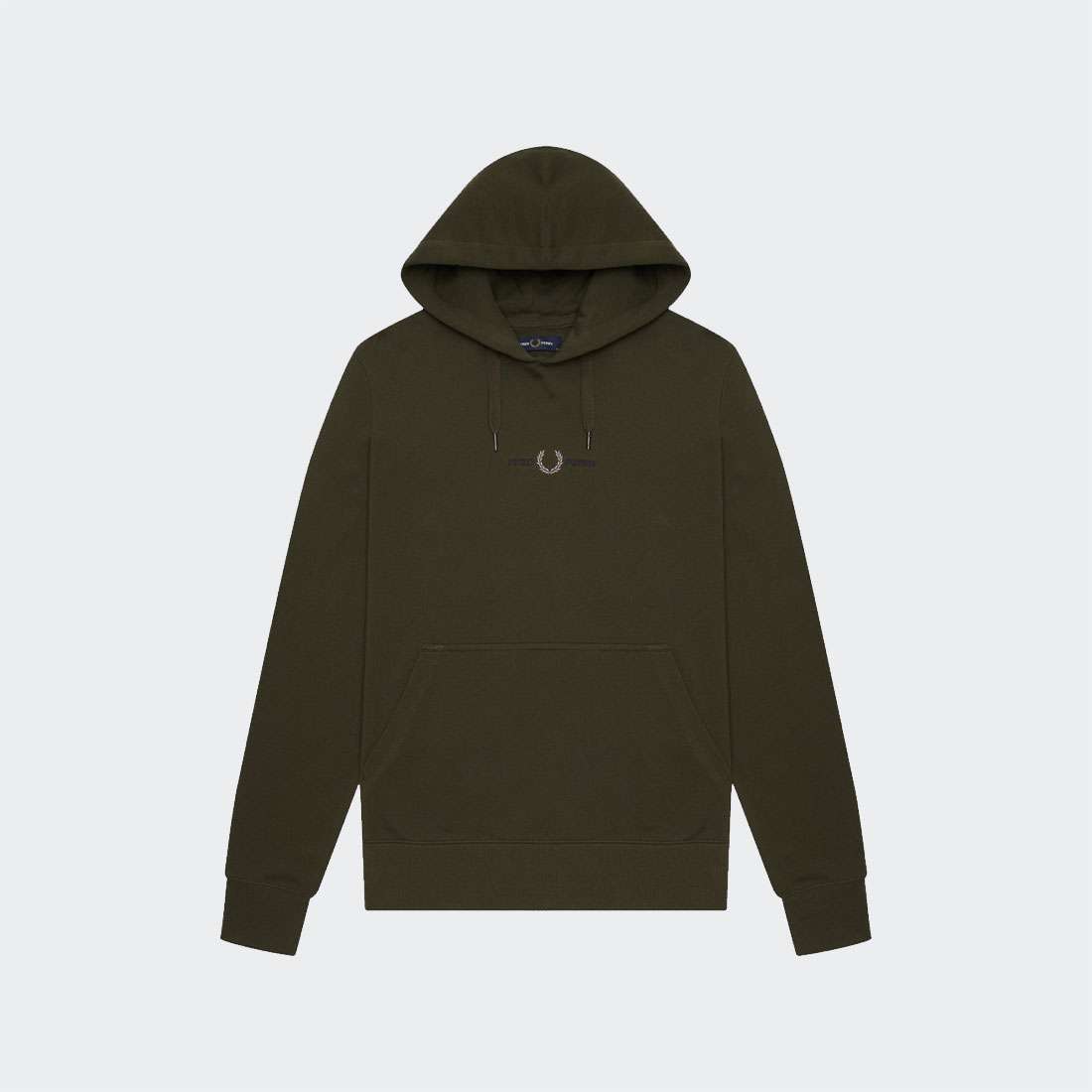 HOODIE FRED PERRY M1645-408 HUNTING GREEN
