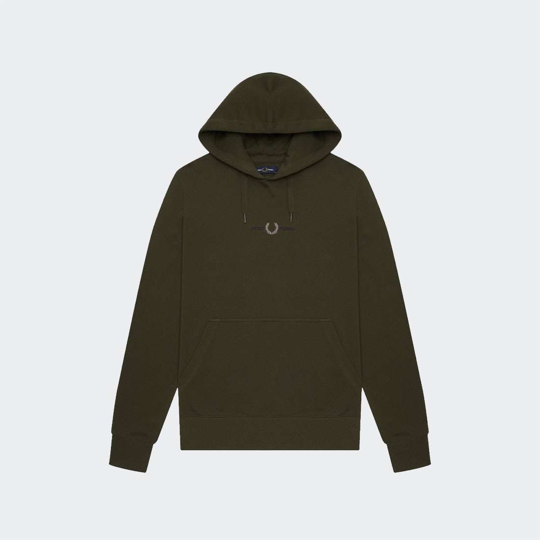 HOODIE FRED PERRY M1645-408 HUNTING GREEN