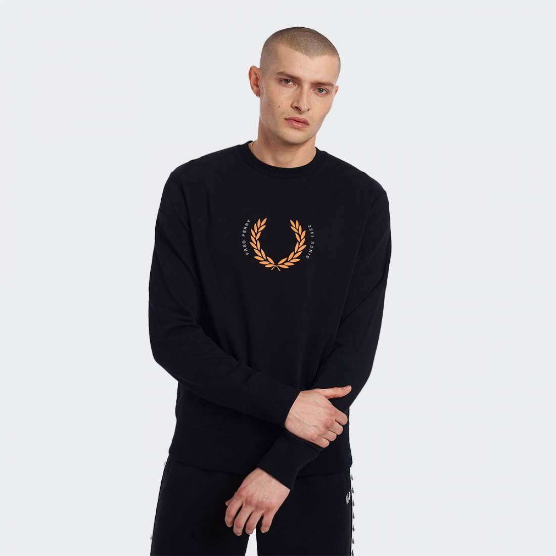 SWEATSHIRT FRED PERRY M2646 BLACK