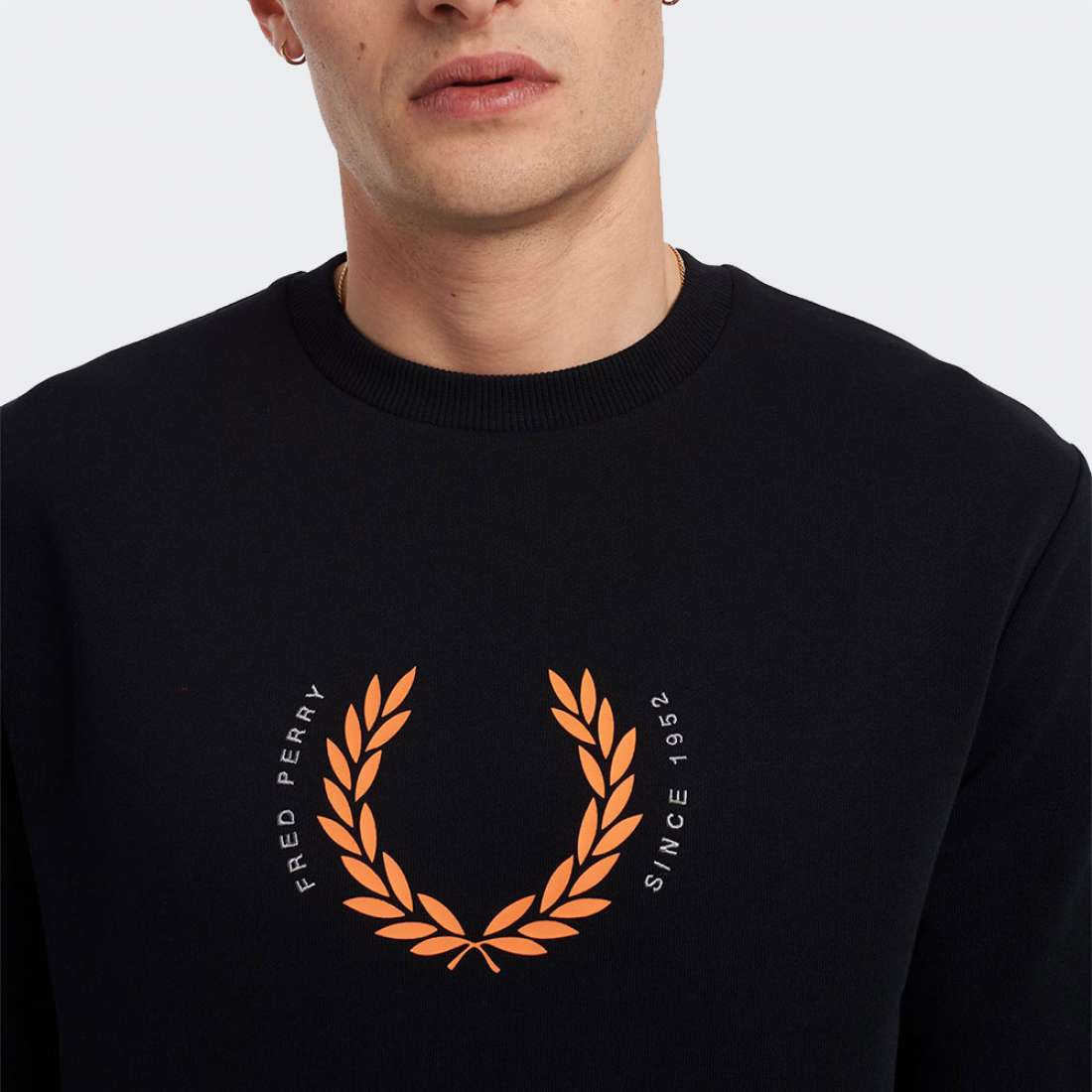 SWEATSHIRT FRED PERRY M2646 BLACK