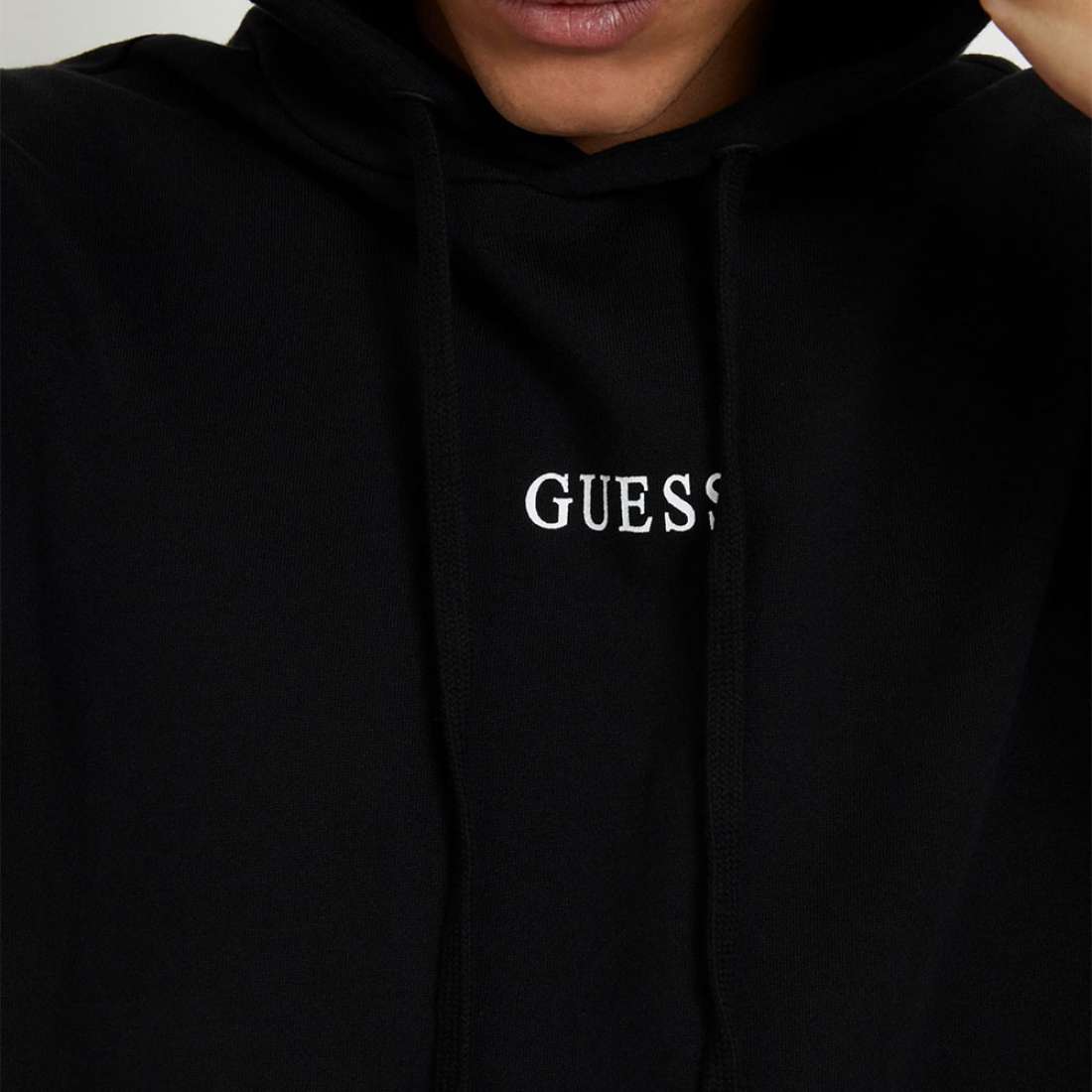 HOODIE GUESS ROY JBLK