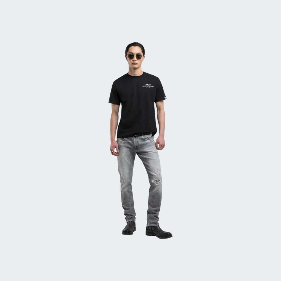 TSHIRT REPLAY BASIC JERSEY 098