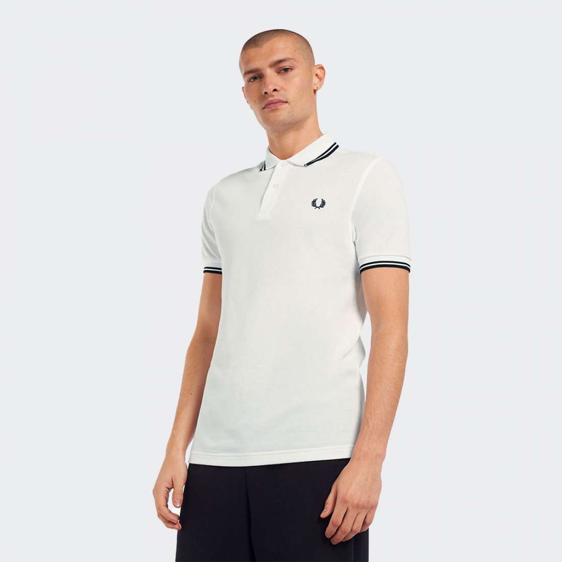 POLO FRED PERRY M3600 WHITE