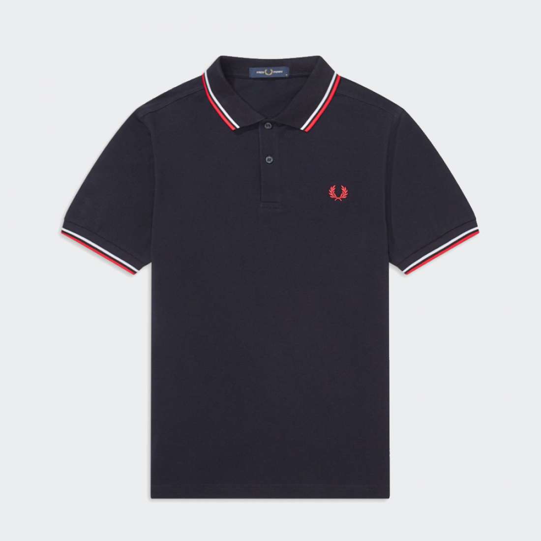 POLO FRED PERRY NAVY/WHITE/RED