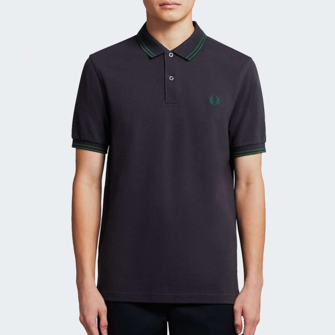 POLO FRED PERRY M3600 NAVY/IVY/IVY