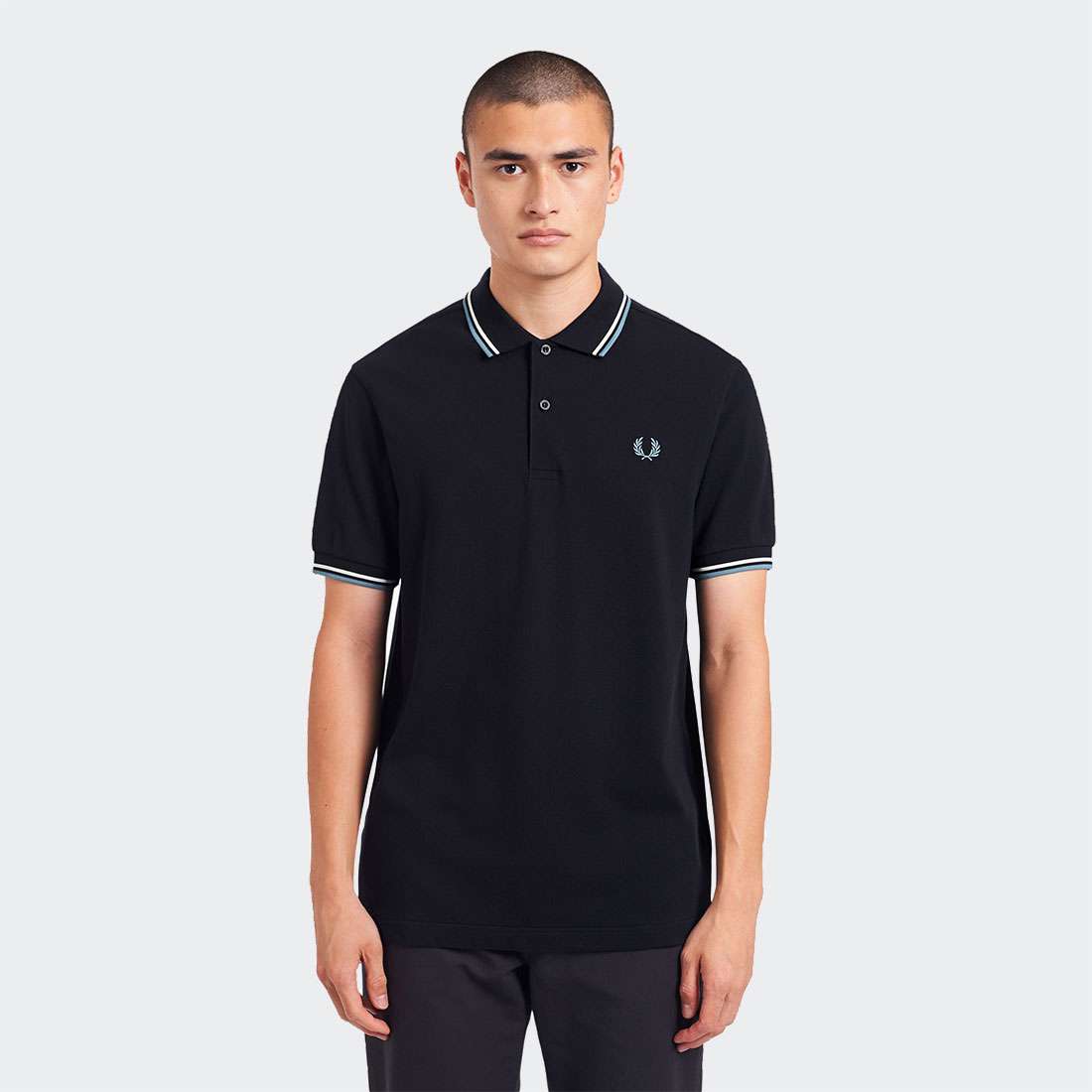 POLO FRED PERRY M3600-M70 NAVY/SNOW WHITE