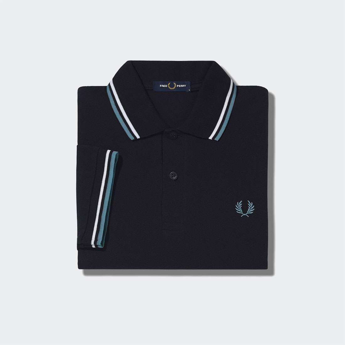 POLO FRED PERRY M3600-M70 NAVY/SNOW WHITE