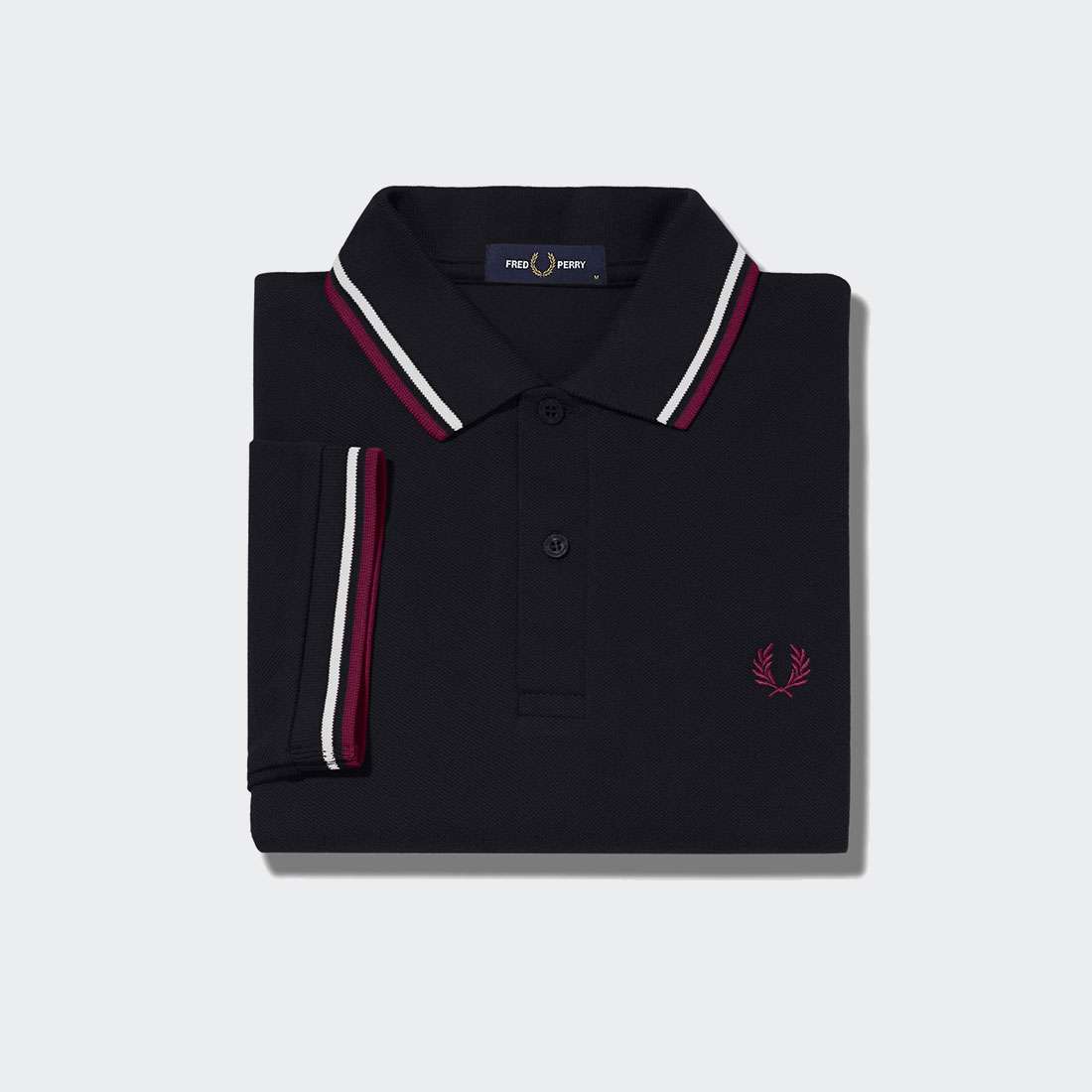 POLO FRED PERRY M3600 NAVY/ECR/TWNPORT