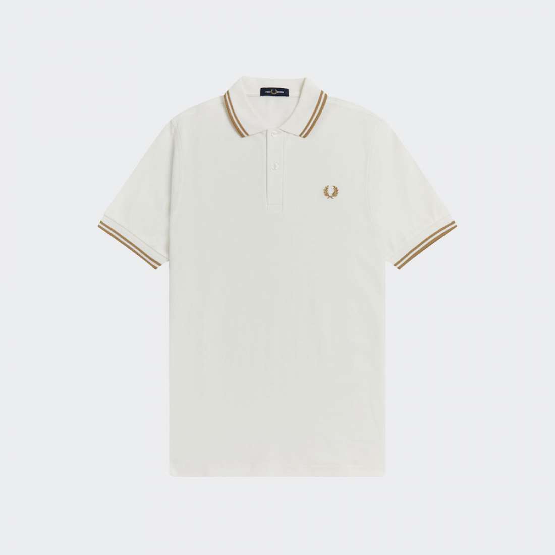 POLO FRED PERRY M3600 SNOW WHITE/DESERT