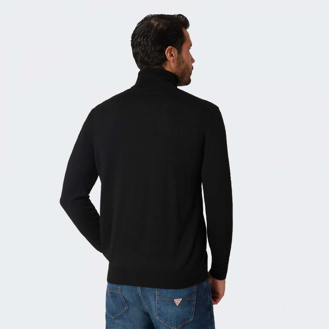 SWEATSHIRT GUESS EBENEZER JBLK