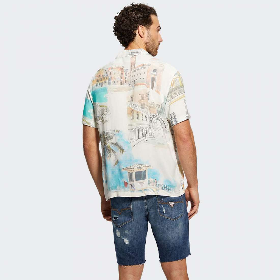 CAMISA GUESS NN ECO RAYON RIVIEIRA P0GK