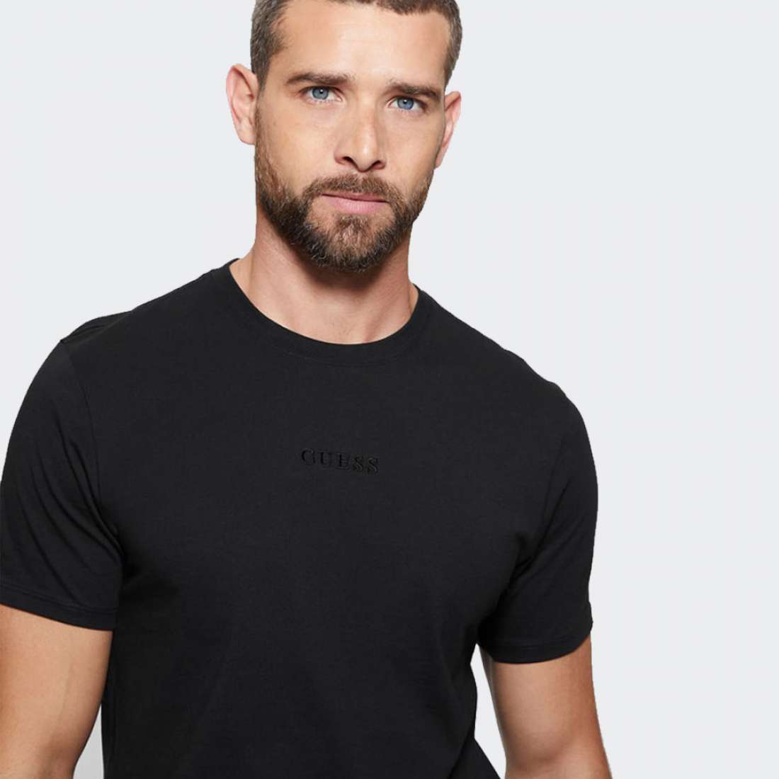 TSHIRT GUESS PIMA JBLK