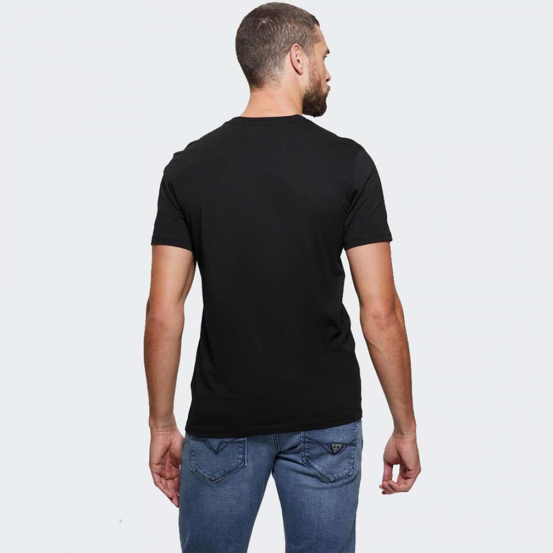 TSHIRT GUESS PIMA JBLK
