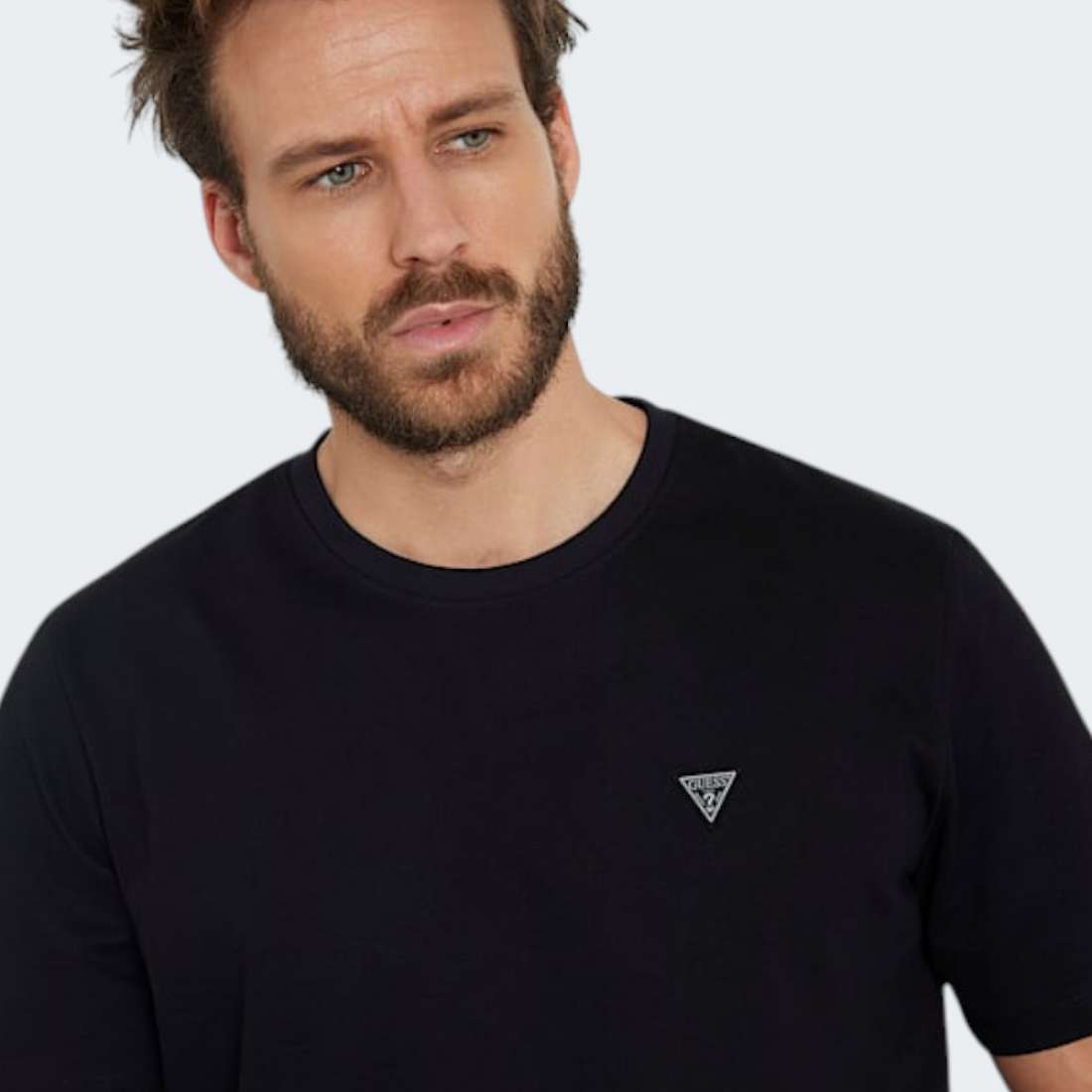 TSHIRT GUESS PATCH BLK