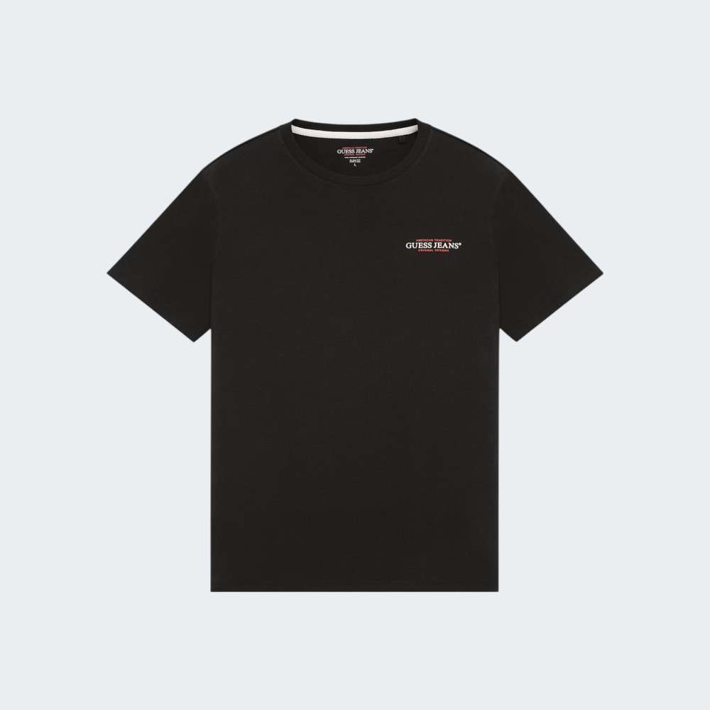TSHIRT GUESS AMERICAN TR JBLK