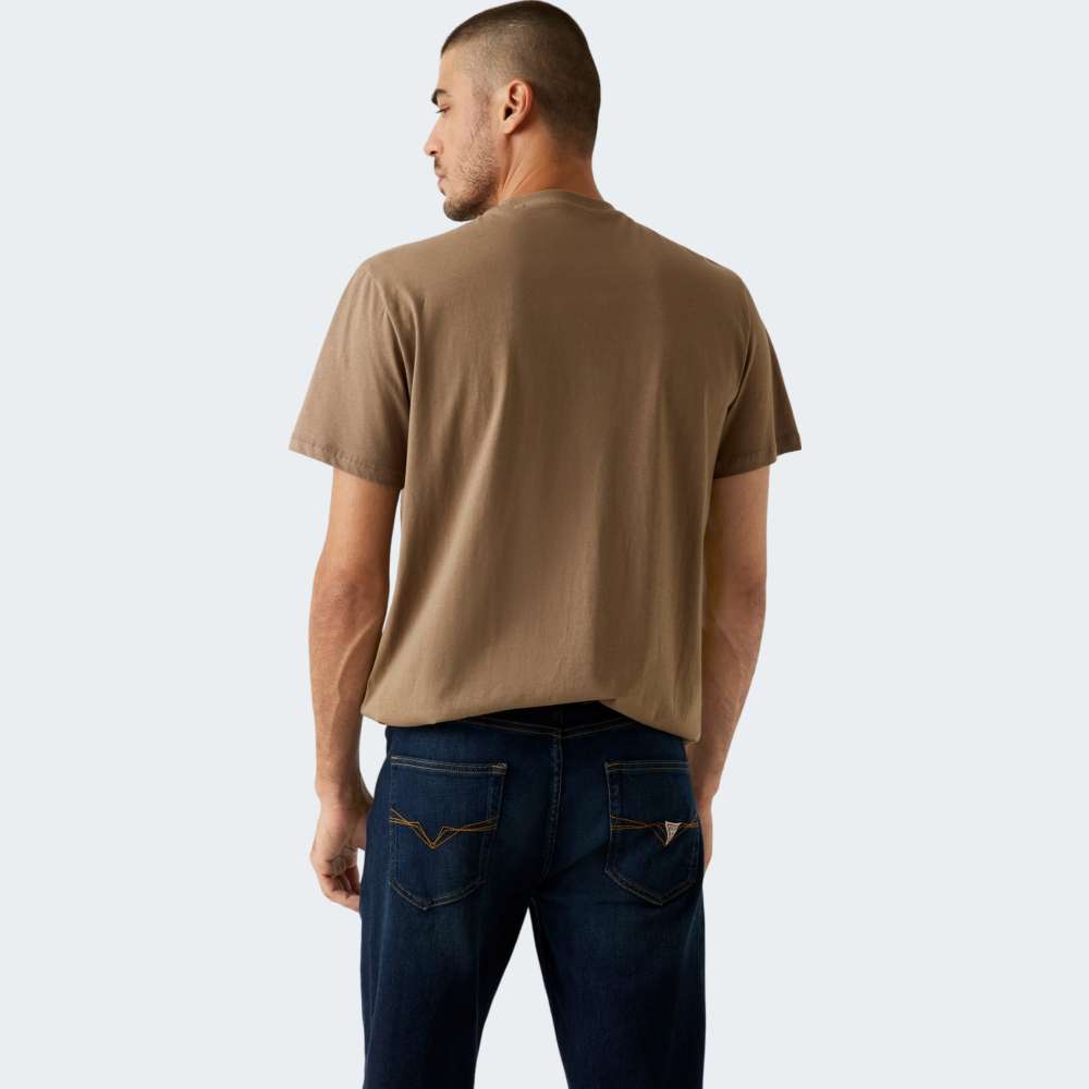 TSHIRT GUESS TRIANGLE LOGO