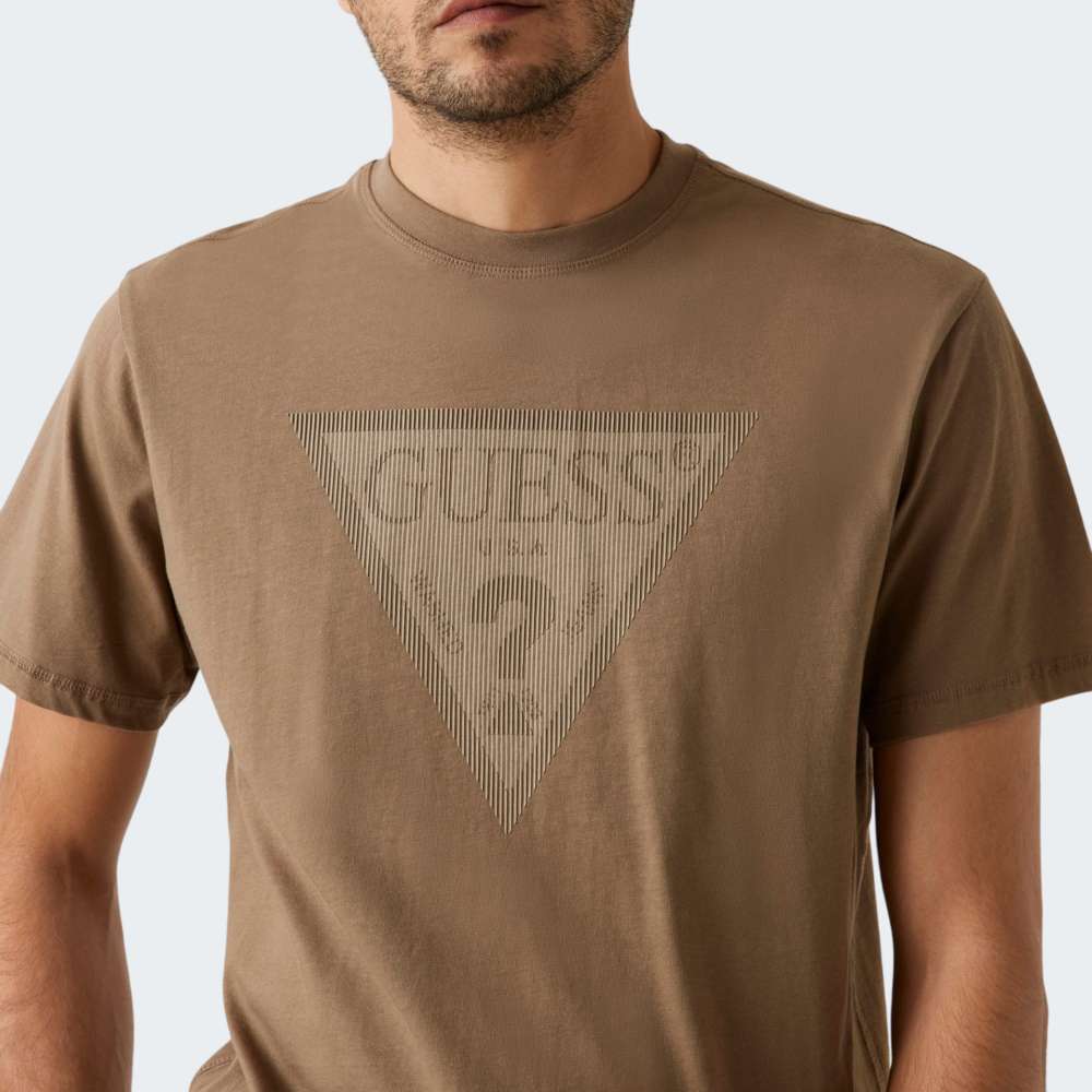 TSHIRT GUESS TRIANGLE LOGO
