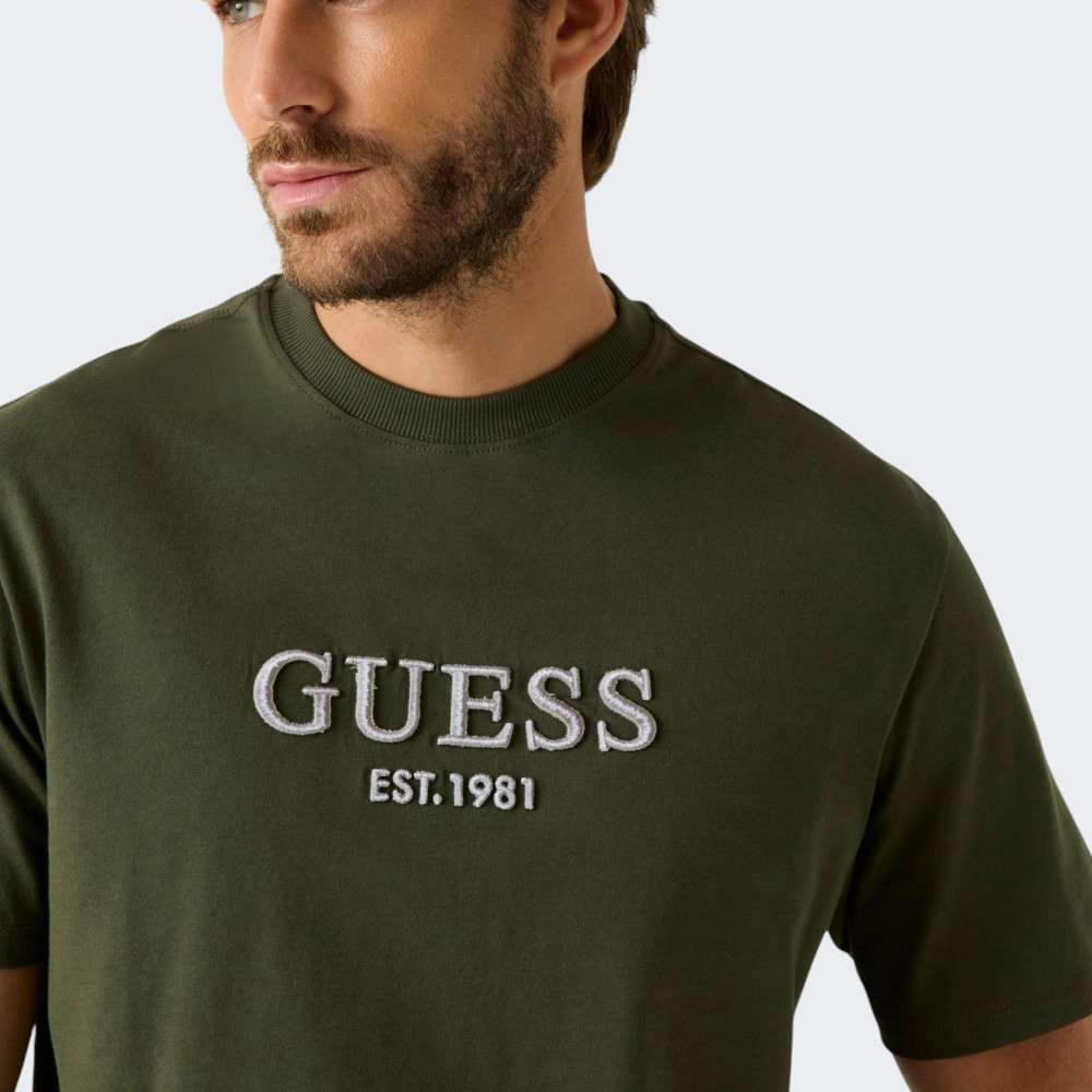  TSHIRT GUESS EMBROIDERY LOGO