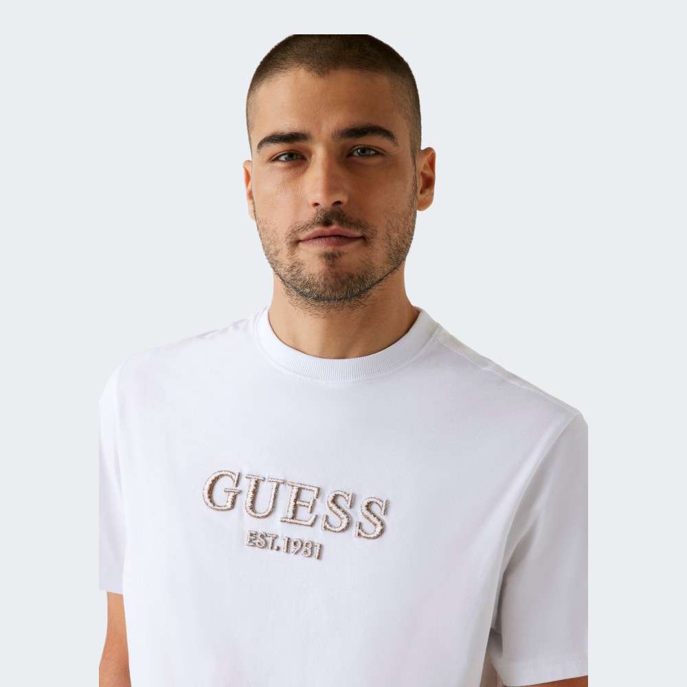TSHIRT GUESS EMBROIDERY LOGO