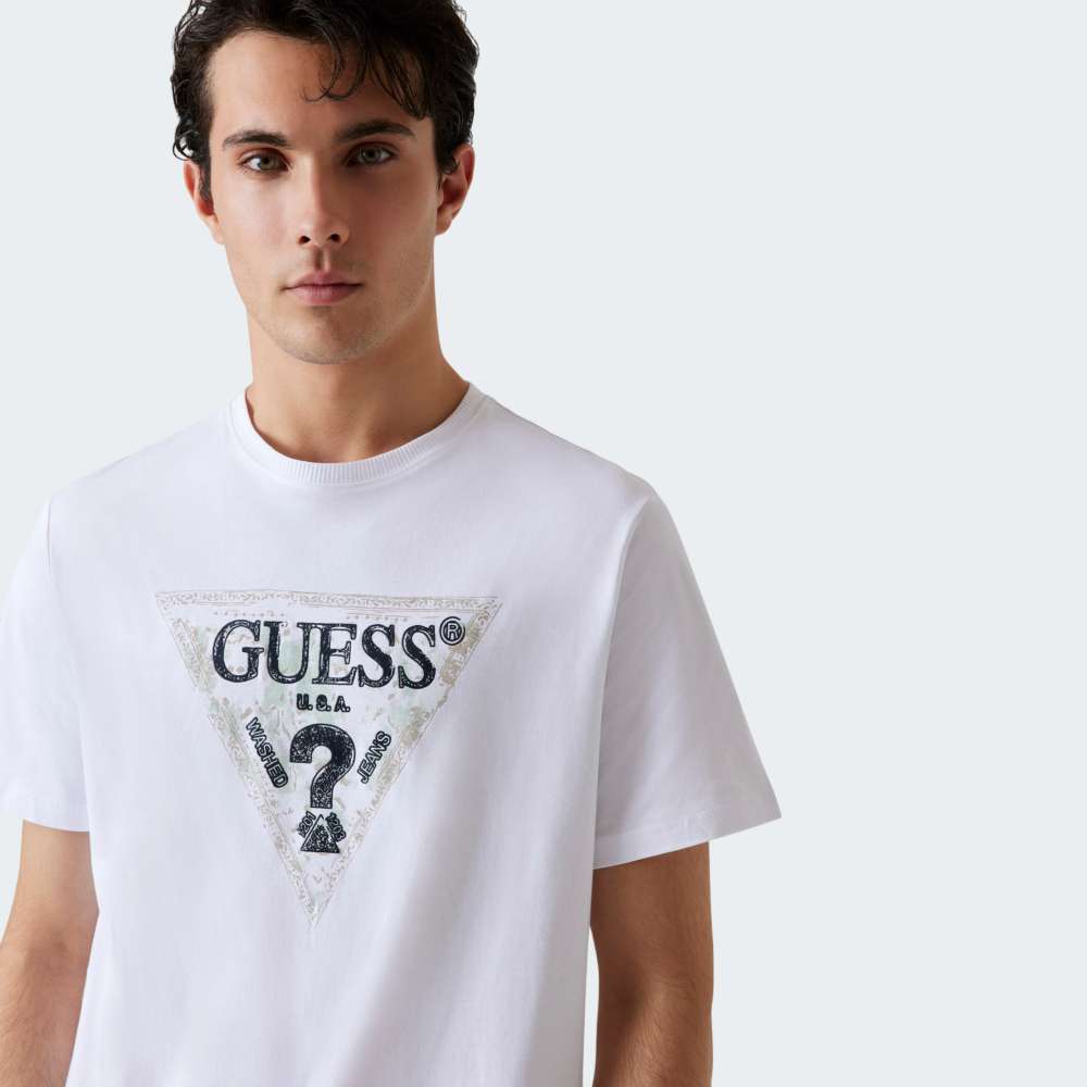 TSHIRT GUESS CN TRAINGLE