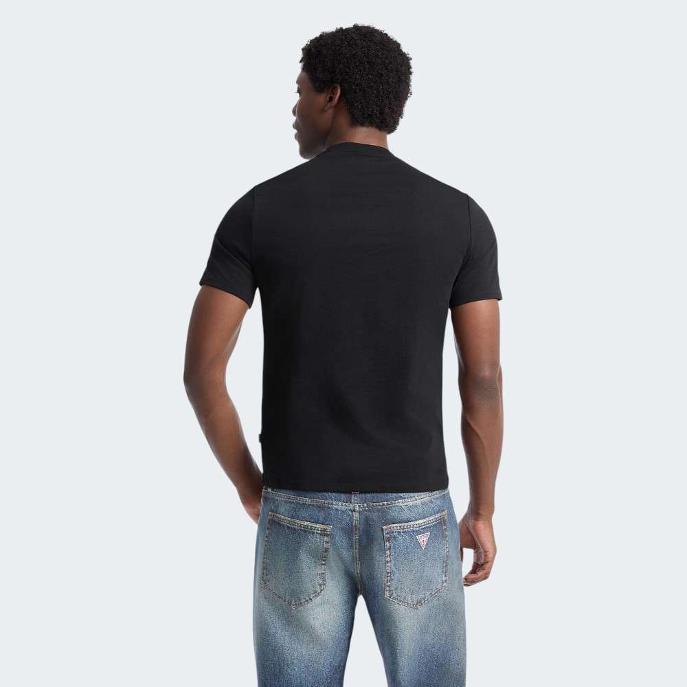TSHIRT GUESS REGULAR FIT JBLK