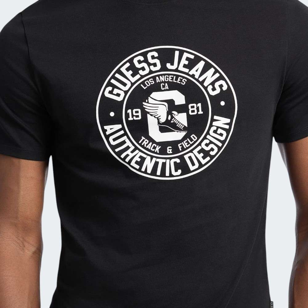 TSHIRT GUESS REGULAR FIT JBLK