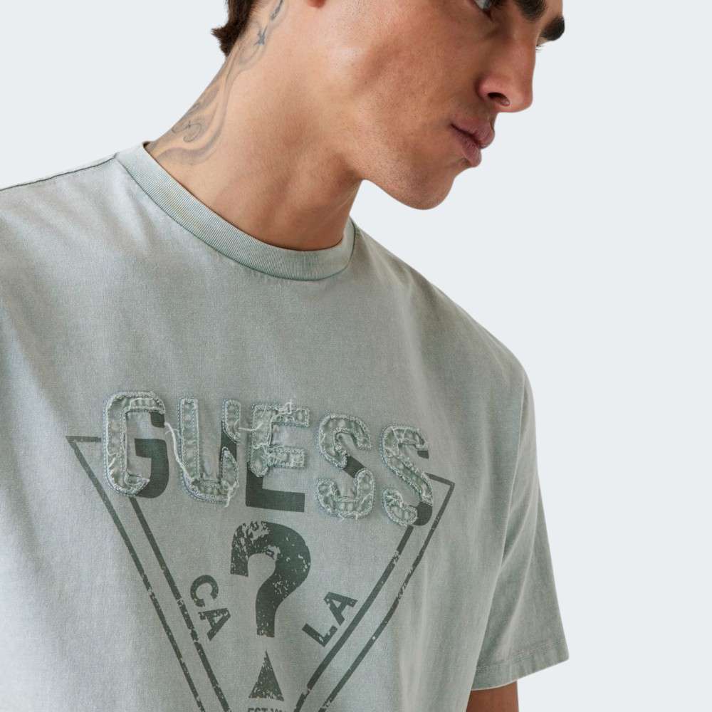 TSHIRT GUESS INSET LOGO