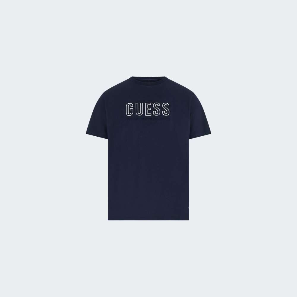  TSHIRT GUESS SS BSC EMBOSSED LOGO