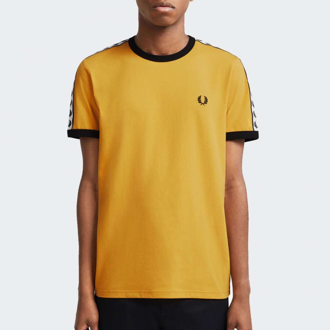 TSHIRT FRED PERRY M6347 RINGER GOLD