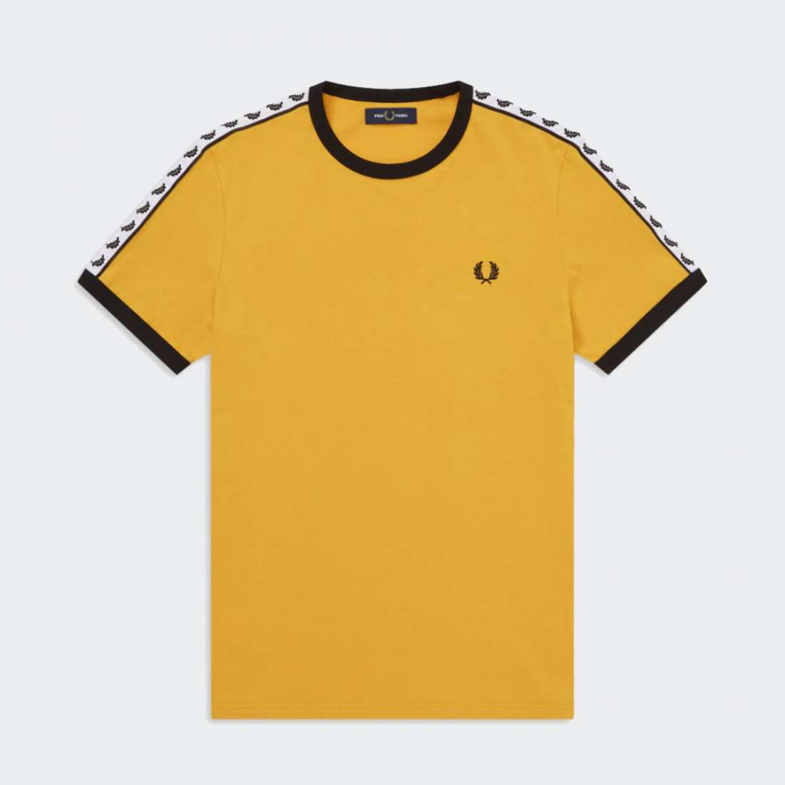 TSHIRT FRED PERRY M6347 RINGER GOLD