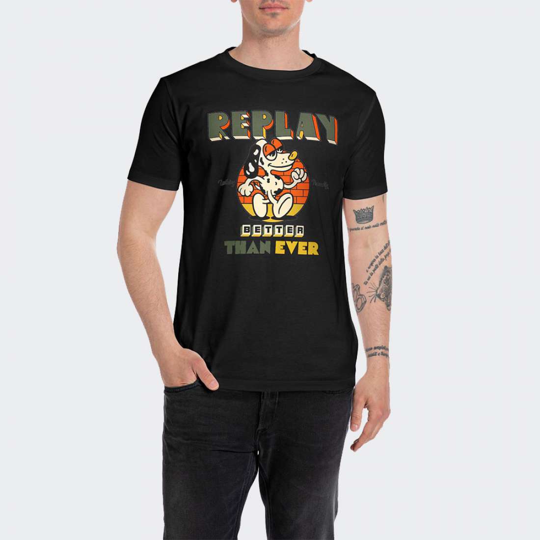 TSHIRT REPLAY BASIC JERSEY M6800-2660-098